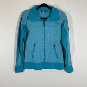 The North Face Women's Mazie Mays Usa Full Zip Jacket Size Medium Bluebird